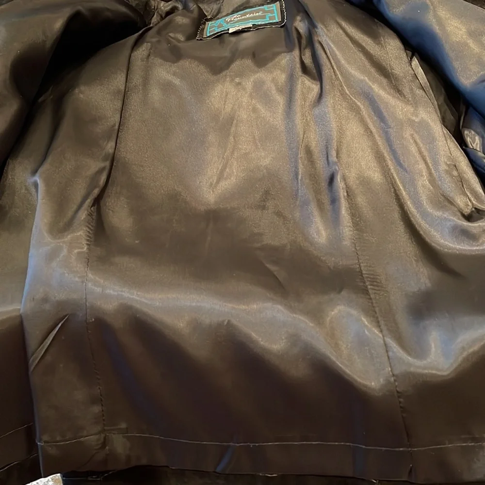 ECHO MOUNTAIN Vintage black suede woman’s jacket, size 8. VGUC - Picture 8 of 13